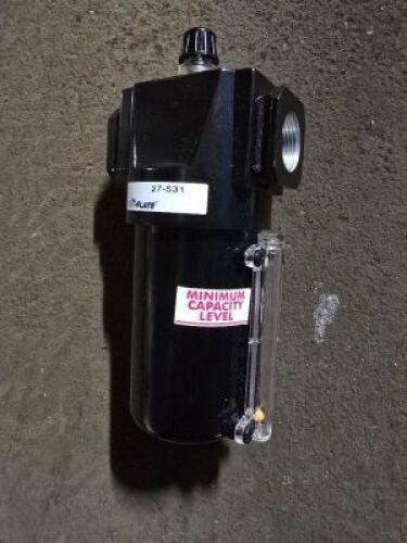 DESCRIPTION: (1) LUBRICATOR BRAND/MODEL: #14386924 SIZE: 3/4" NPT RETAIL$: $187.95 EA QTY: 1