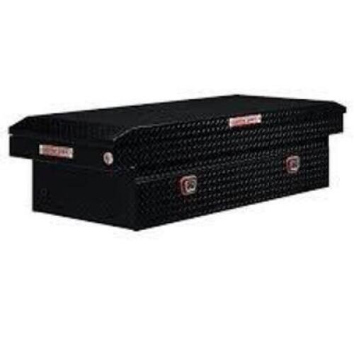 DESCRIPTION: (1) SADDLE TRUCK TOOL BOX BRAND/MODEL: WEATHER GUARD #117-5-04 INFORMATION: BLACK, ALUMINUM, DIAMOND TREAD PATTERN, FULL SIZE SIZE: 72" X