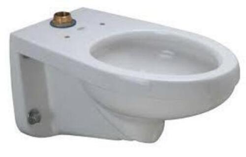 DESCRIPTION: (1) WALL HUNG HIGH EFFICIENCY TOILET BRAND/MODEL: ZURN #Z5615-BWL INFORMATION: WHITE SIZE: 1.1 - 1.6 GPF RETAIL$: $152.10 EA QTY: 1