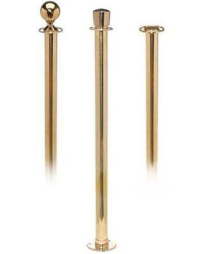 DESCRIPTION: (2) NO TOP STANCHION BRAND/MODEL: CCW-EP400-NT-SB INFORMATION: SATIN BRASS RETAIL$: $119.00 EA QTY: 2