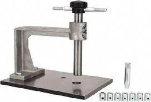 DESCRIPTION: (1) HAND TAPPER BRAND/MODEL: CEDARBERG #79491023 INFORMATION: 7 ADAPTERS SIZE: 8-1/2" TABLE LENGTH X 6" TABLE WIDTH RETAIL$: $355.35 EA Q