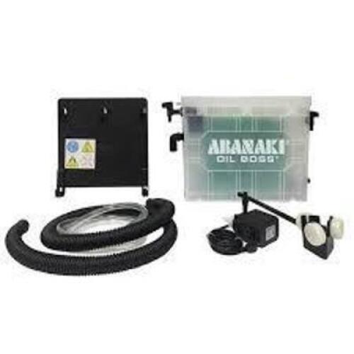 DESCRIPTION: (1) OIL BOSS WITH ELECTRIC PUMP BRAND/MODEL: ABANAKI #OC300-A INFORMATION: HAS SLIGHT DAMAGE, SEE INSPECTION RETAIL$: $670.07 EA QTY: 1