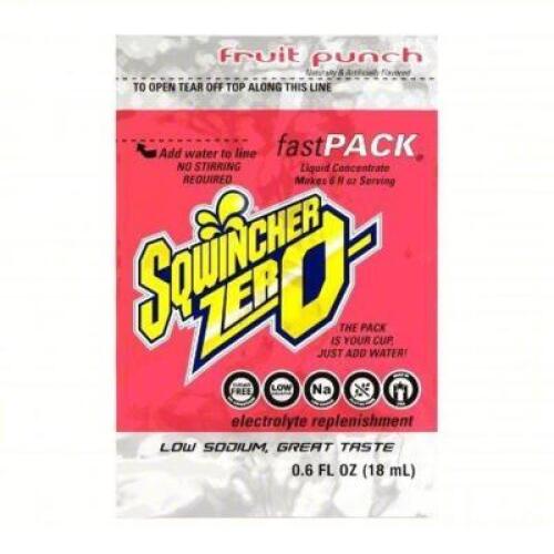 DESCRIPTION: (8) BOXES OF (50) SPORTS DRINK MIX CONCENTRATE BRAND/MODEL: SQWINCHER #8ZT64 INFORMATION: FRUIT PUNCH RETAIL$: $24.73 EA QTY: 8