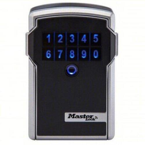 DESCRIPTION: (1) LOCK BOX, DIGITAL COMBO BRAND/MODEL: MASTER LOCK #5441ECWWG INFORMATION: 5 KEY CAPACITY SIZE: 5 IN OUTSIDE HT, 3 1/4 IN OUTSIDE WD, G