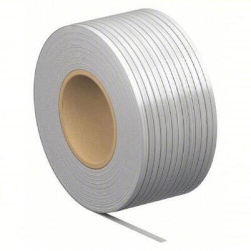 DESCRIPTION: (1) PLASTIC STRAPPINGBRAND/MODEL: PRODUCT NUMBER #16P073INFORMATION: WHITE, 1225 LB BREAK STRENGTHSIZE:&nbsp;5/8" X 1960'RETAIL$: $135.15 EAQTY: 1