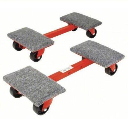 DESCRIPTION: (1) ADJUSTABLE LENGTH OPEN DECK GENERAL PURPOSE DOLLY BRAND/MODEL: ROBERTS #43Z132 INFORMATION: RED SIZE: 1000 LB CAPACITY RETAIL$: $170.