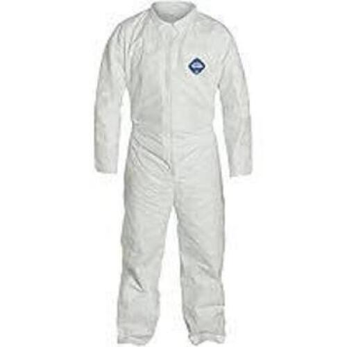 DESCRIPTION: (1) PACK OF (50) DISPOSABLE COVERALLS BRAND/MODEL: DUPONT TYVEK #6LY36 INFORMATION: WHITE SIZE: 2XL RETAIL$: $258.66 EA QTY: 1