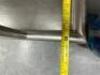 DESCRIPTION: 7' X 5' LEFT SIDE " L " SHAPE STAINLESS SOIL TABLE W/ SPRAY STATION AND RISER. SIZE: 7' X 5' LOCATION: KITCHEN QTY: 1 - 5