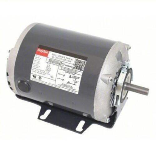 DESCRIPTION: (1) BELT DRIVE MOTOR BRAND/MODEL: DAYTON #6K589BG INFORMATION: 1 SPEED, OPEN DRIP PROOF, CRADLE BASE MOUNT, 1/2 HP, 1,725 NAMEPLATE RPM,