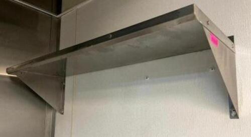 DESCRIPTION: 48" X 16" STAINLESS WALL SHELF BRAND / MODEL: BK RESOURCES SIZE: 48" X 16" LOCATION: KITCHEN QTY: 1