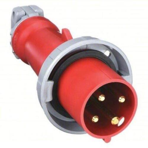 DESCRIPTION: (1) PIN AND SLEEVE PLUG BRAND/MODEL: IEC #5Z917 SIZE: 60 A, 480V AC, IEC Grounding, 20 hp Horsepower Rating RETAIL$: $677.06 EA QTY: 1