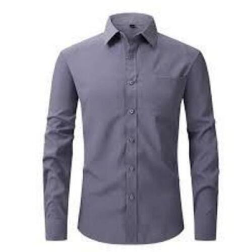 DESCRIPTION: (1) BUTTON UP SHIRT BRAND/MODEL: WEARNESS INFORMATION: SLIM FIT, TALL. GRAY SIZE: 2XL RETAIL$: $64.99 EA QTY: 1