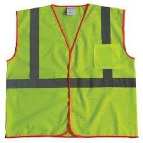 DESCRIPTION: (1) CASE OF (25) HI-VIS VEST BRAND/MODEL: CONDOR #56HR55 SIZE: S/M, Lime, Mesh Polyester, Hook-and-Loop, Single RETAIL$: $250.00 EA QTY: