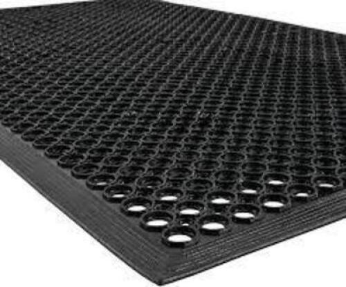 DESCRIPTION: (1) ANTIFATIGUE MAT BRAND/MODEL: PRODUCT NUMBER #2LYW5 INFORMATION: BLACK WITH DRAINAGE HOLES SIZE: 3' X 10' RETAIL$: $186.70 EA QTY: 1