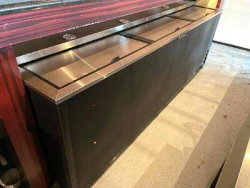 DESCRIPTION: TRUE THREE WELL HORIZONTAL BOTTLE BOX. BRAND / MODEL: TRUE TD-95-38 ADDITIONAL INFORMATION SN# 7576726, 115 VOLT, 1 PHASE. THIS UNIT WILL