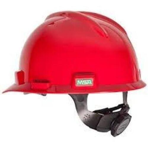 DESCRIPTION: (1) CASE OF (20) HARD HAT BRAND/MODEL: MSA A-VGD INFORMATION: RED RETAIL$: $75.25 EA QTY: 1
