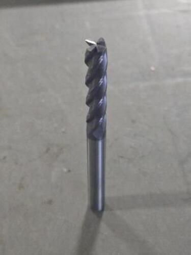 DESCRIPTION: (2) SOLID CARBIDE SQ END MILL BRAND/MODEL: TITAN TC17624 SIZE: 3/8" DIA 1-3/4" LOC RETAIL$: $92.70 QTY: 2