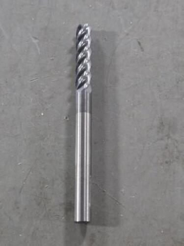 DESCRIPTION: (1) SOLID CARBIDE CORNER RADIUS END MILL BRAND/MODEL: ACCUPRO 42514208 SIZE: 1/4" DIA 1-1/4" LOC 0.0600" RAD RETAIL$: $42.49 QTY: 1