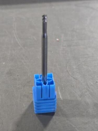 DESCRIPTION: (1) CORNER RADIUS END MILL BRAND/MODEL: OSG 447100311 SIZE: 3/32" DIA 3/32" LOC 1/8" SD RETAIL$: $82.95 QTY: 1