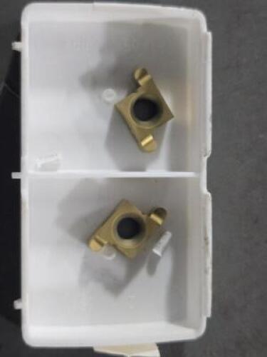 DESCRIPTION: (6) CARBIDE GROOVING INSERTS BRAND/MODEL: SECO 10NR1.0R RETAIL$: $263.40 QTY: 6