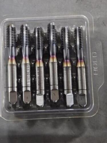 DESCRIPTION: (15) HSS STRAIGHT FLUTE TAPS BRAND/MODEL: BALAX 91470195 SIZE: 3/8-16 RETAIL$: $223.60 QTY: 15