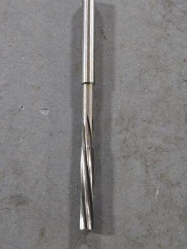 DESCRIPTION: (1) HSS SPIRAL FLUTE REAMER BRAND/MODEL: UNKNOWN QTY: 1