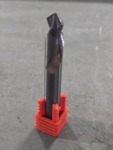 DESCRIPTION: (1) SOLID CARBIDEW SPOTTING DRILL BRAND/MODEL: ACCUPRO 89698922 SIZE: 5/16" DIA 90 DEG RETAIL$: $31.85 QTY: 1