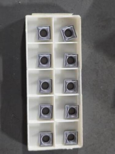 DESCRIPTION: (30) CARBIDE TURNING INSERTS BRAND/MODEL: SECO SCMT32.52-M5 TM 2501 RETAIL$: $477.00 QTY: 30