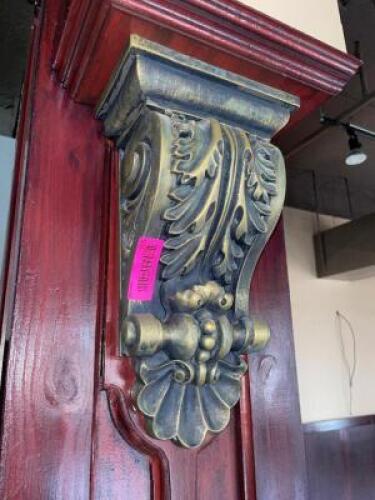 DESCRIPTION: (4) 15" WOODEN COLUMN ACCENT ADDITIONAL INFORMATION TOOLS REQUIRED FOR REMOVAL LOCATION: BAR THIS LOT IS: ONE MONEY QTY: 1