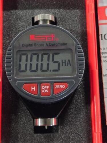 DESCRIPTION: (1) PORTABLE ELECTRONIC HARDNESS TESTER BRAND/MODEL: SPI 15-136-5 SIZE: 0 HSA-100 HSA RETAIL$: $176.52 QTY: 1