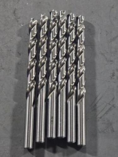 DESCRIPTION: (6) HSS JOBBER LENGTH DRILL BIT BRAND/MODEL: CHICAGO-LATROBE 44189 SIZE: LETTER S RETAIL$: $48.12 QTY: 6