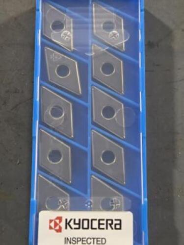 DESCRIPTION: (30) CARBIDE TURNING INSERT BRAND/MODEL: KYOCERA DNGG 432 DP RETAIL$: $610.20 QTY: 30
