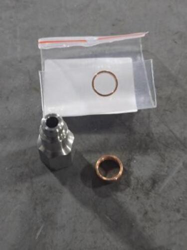 DESCRIPTION: (1) COOLANT PIPE CONNECTOR BRAND/MODEL: ISCAR 30732408 SIZE: 0.511" ID RETAIL$: $44.15 QTY: 1