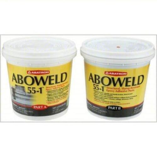 DESCRIPTION: (1) STRUCTURAL EPOXY ADHESIVE PASTE KIT BRAND/MODEL: ABATRON ABOWELD 55-1 SIZE: 32 FL OZ PART A-B RETAIL$: $147.91 EA QTY: 1