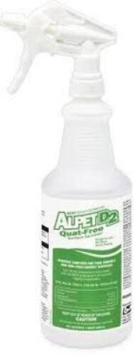 DESCRIPTION: (6) SURFACE SANITIZER BRAND/MODEL: ALPET D2 #36P191 SIZE: 1 QT RETAIL$: $25.00 EA QTY: 6