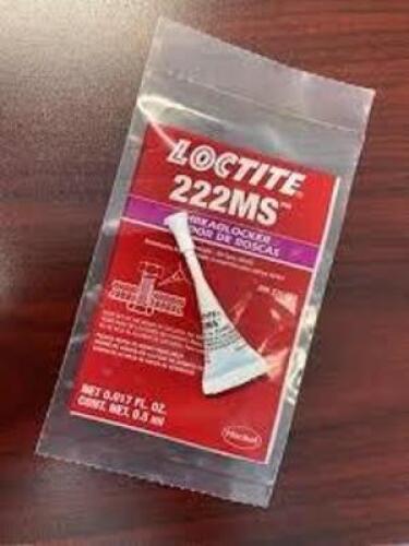 DESCRIPTION: (1) CASE OF APPROX (25) THREADLOCKER ANAEROBIC ADHESIVE BRAND/MODEL: HENKEL LOCTITE 222MS INFORMATION: PURPLE SIZE: 0.017 FL OZ QTY: 1