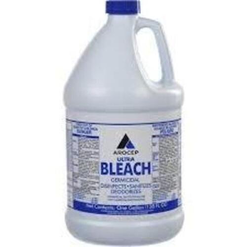 DESCRIPTION: (2) GERMICIDAL ULTRA BLEACH BRAND/MODEL: AROCEP #AR110001 SIZE: 1 GALLON RETAIL$: $15.60 EA QTY: 2