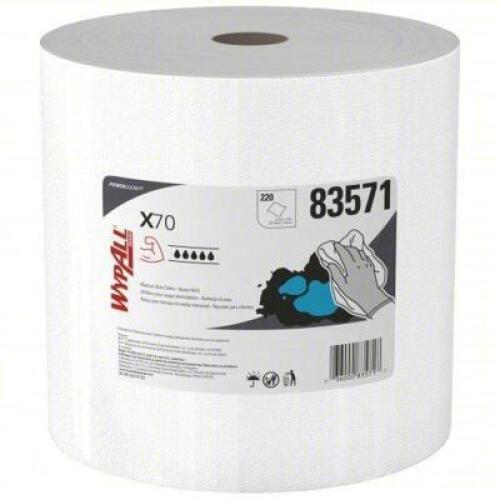 DESCRIPTION: (1) CASE OF (3) DRY WIPE ROLL BRAND/MODEL: KIMBERLY-CLARK PROFESSIONAL #43FX54 SIZE: Center Pull Roll, Heavy Absorbency, WYPALL&reg; X70, 3 P