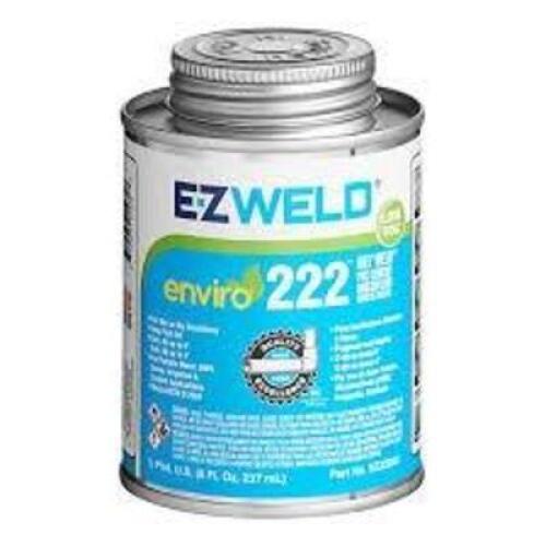 DESCRIPTION: (2) WET WELD PVC CEMENT BRAND/MODEL: EZ WELD 222 SIZE: 8 OZ RETAIL$: $12.48 EA QTY: 2