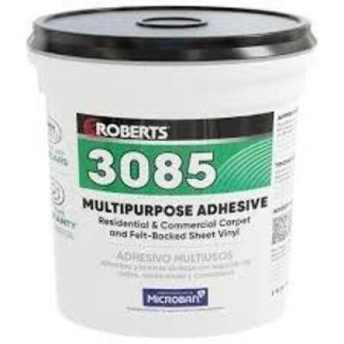 DESCRIPTION: (1) MULTIPURPOSE ADHESIVE BRAND/MODEL: ROBERTS 3085 SIZE: 1 GALLON RETAIL$: $26.00 EA QTY: 1
