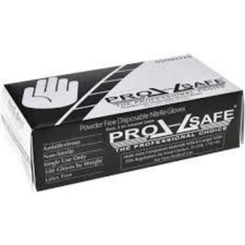 DESCRIPTION: (4) BOXES OF (100) DISPOSABLE GLOVES BRAND/MODEL: PRO-SAFE #65590671 INFORMATION: BLACK SIZE: XX-LARGE RETAIL$: $26.00 EA QTY: 4