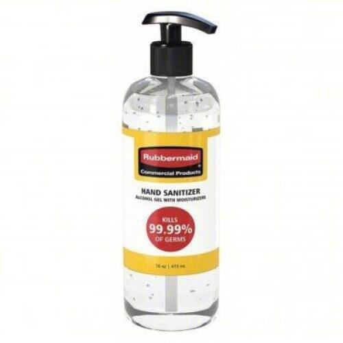 DESCRIPTION: (10) ALCOHOL GEL HAND SANITIZER BRAND/MODEL: RUBBERMAID #56LL54 SIZE: 16 OZ RETAIL$: $7.00 EA QTY: 10