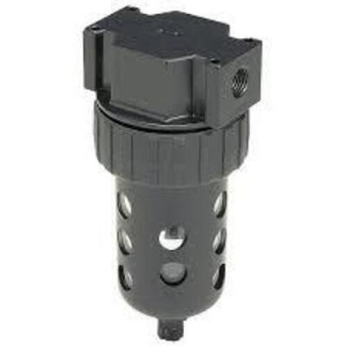 DESCRIPTION: (1) COMPRESSED AIR FILTER BRAND/MODEL: PREP AIR #21U802 SIZE: Particulate, 3/8 in NPT, 5 micron, 80 cfm, 250 psi Max Op Pressure RETAIL$: