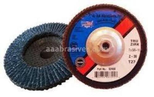 DESCRIPTION: (1) BOX OF (10) FLAP DISC BRAND/MODEL: GCW ABRASIVES #41972 SIZE: 7 X 5/8-11 RETAIL$: $26.07 EA QTY: 1