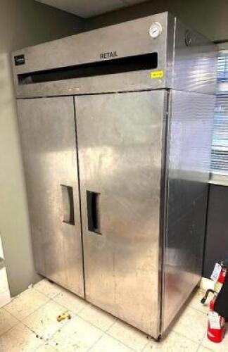 DESCRIPTION: 2-DOOR REACH-IN REFRIGERATOR / NOT WORKING