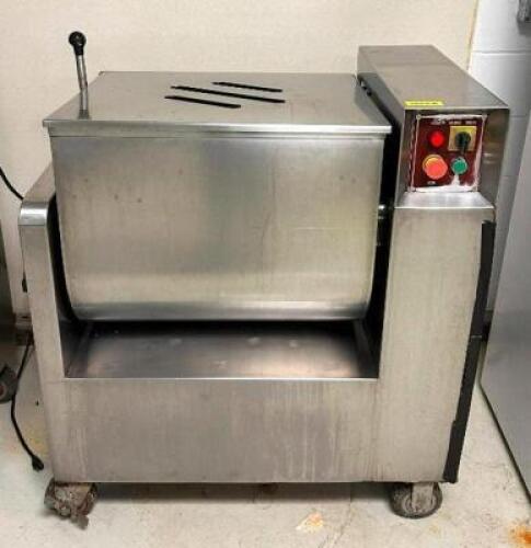 DESCRIPTION: FILLING MIXER BRAND/MODEL: CHEF BX100A LOCATION: PRODUCTION AREA QTY: 1