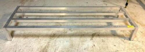 DESCRIPTION: ALUMINUM DUNNAGE RACK SIZE: 5 LOCATION: PRODUCTION AREA QTY: 1