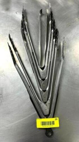 DESCRIPTION: (6) ASSORTED TONGS AS SHOWN LOCATION: PRODUCTION AREA QTY: 1