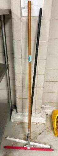 DESCRIPTION: (2) SQUEEGEES LOCATION: PRODUCTION AREA QTY: 2