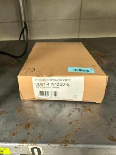 DESCRIPTION: ELECTRIC EVAPORATOR VALVE BRAND/MODEL: CDST-4 M12 20'-S SIZE: 7/8X7/8 ODF SOLDER LOCATION: PRODUCTION AREA QTY: 1